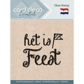 Het is Feest - Clear Stamps by Card Deco Essentials