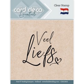 Veel Liefs - Clear Stamps by Card Deco Essentials
