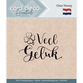 Veel Geluk - Clear Stamps by Card Deco Essentials
