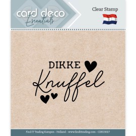 Dikke Knuffel Clear Stamps by Card Deco Essentials