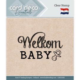 Welkom Baby - Clear Stamps by Card Deco Essentials