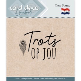 Trots op jou  - Clear Stamps