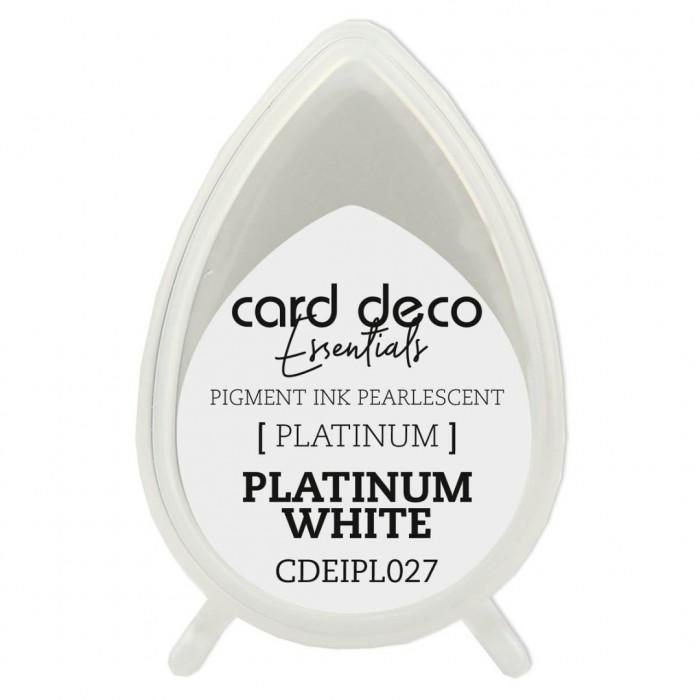 Card Deco Essentials Pigment Ink Pearlescent  Platinum White