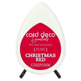 Card Deco Essentials Pure Dye Ink Christmas Red