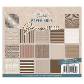 Card Deco Essentials - Paperbook - Brown Stripes
