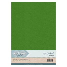 A4 Fern  Green Linen Cardstock