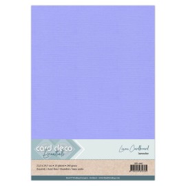 Lavender A4 Linen Cardstock