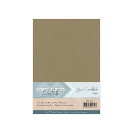 Linen Cardstock - A5 - Taupe