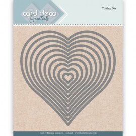 Card Deco Cutting Dies Nesting Heart