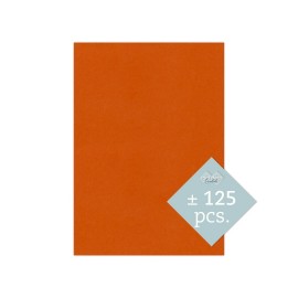 A5 Autumn Orange Linen Cardstock