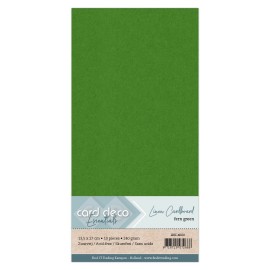 Square Fern Green Linen Cardstock