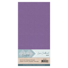 Grape Square Linen Cardstock
