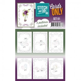 Nr. 1 A6 Cards only for Stitch and Do