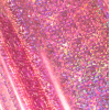 Roze Hittegactiveerde folie (Iriserend vlokkenpatroon) 