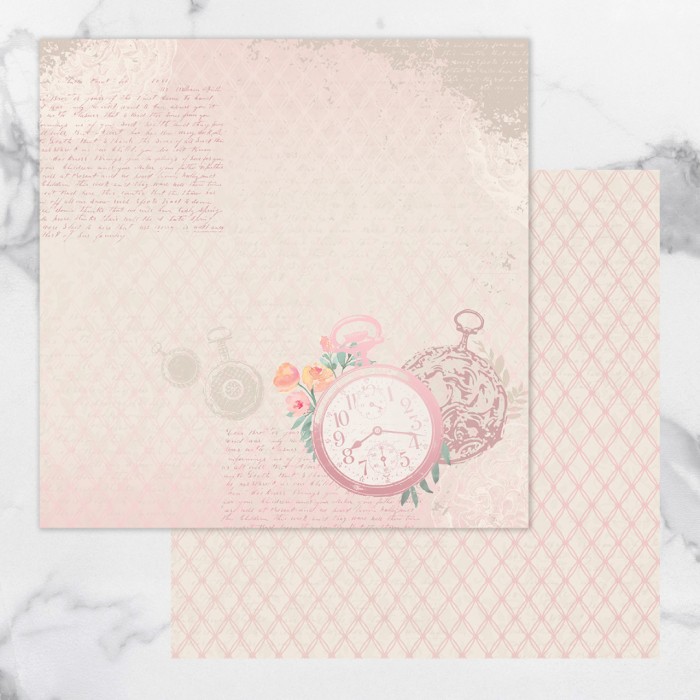 Nr. 5 Double Sided Patterned Papers Secret Love
