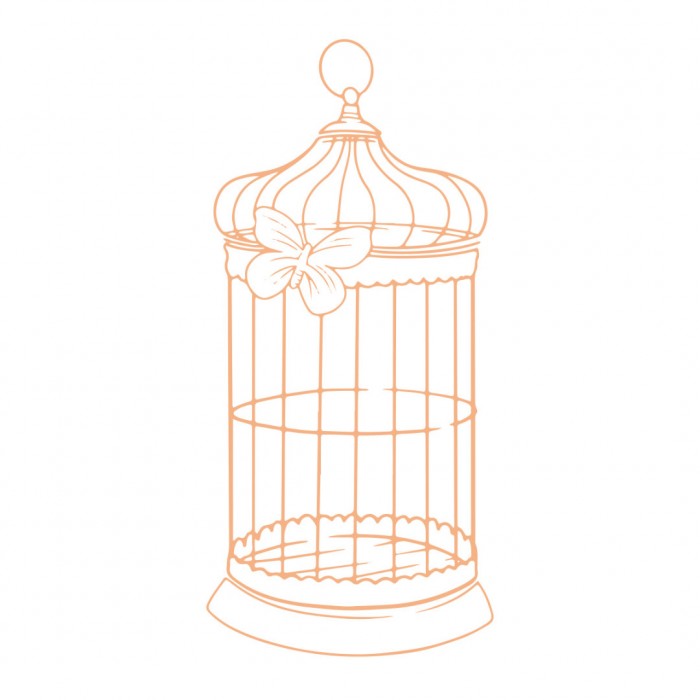 Butterfly Cage Mini Stamp (1pc)