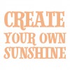 Create Your Sunshine Sentiment Mini Stamp (1pc)