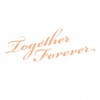 Together Forever Sentiment  Mini Stamp (1pc)
