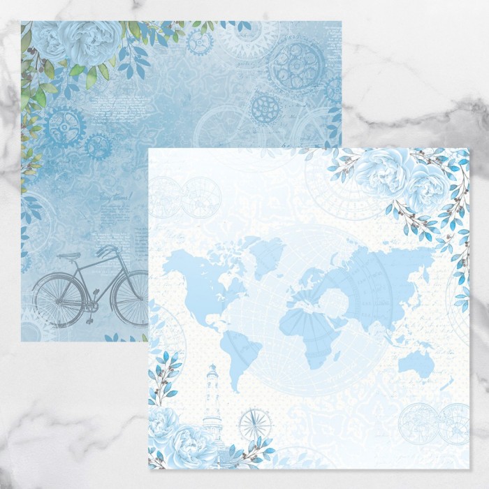 New Adventures Double Sided Patterned Papers 1 (1pc) 