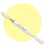Bright Yellow Twin Tip Alcohol Ink Marker