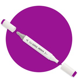 Vivid Purple Twin Tip Alcohol Ink Marker