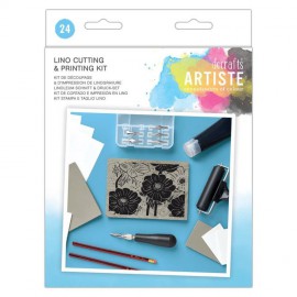 Docrafts - Artiste Lino Printing set (24pc)