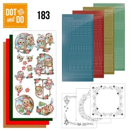 Nr. 183 Dot and Do Christmas Owls Christmas Village by Yvonne Creations