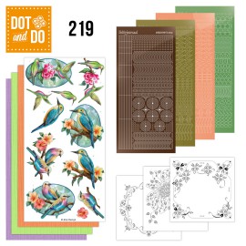 Dot and Do 219 - Amy Design - Colourful Feathers