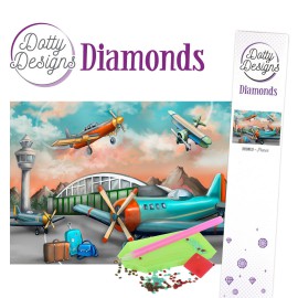 Planes - Dotty Designs Diamonds