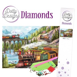 Trains - Dotty Designs Diamonds