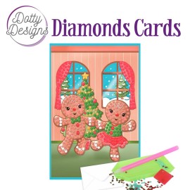 Gingerbread Dolls Diamonds Cards by Dotty Designs