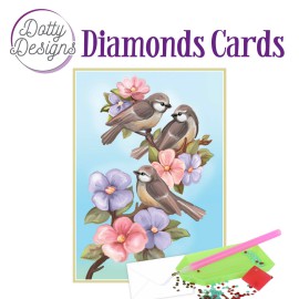 Dotty Designs Diamond Cards - Three Birds