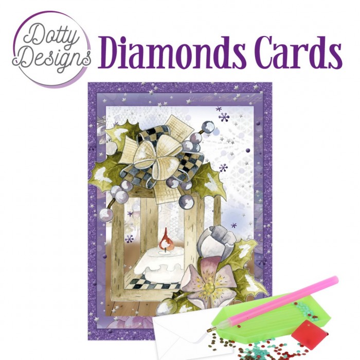 Dotty Designs Diamond Cards - Christmas Lantern