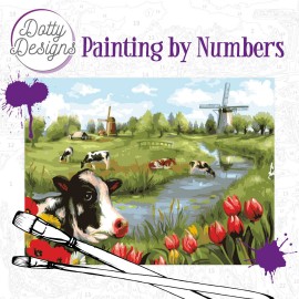 Landscape Painting by Numbers by Dotty Designs