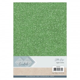 A4 Light Green Glitterpapier