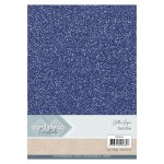 A4 Donkerblauw Glitterpapier