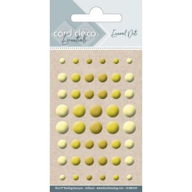 Card Deco Essentials Enamel Dots Glossy Yellow