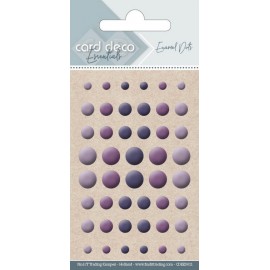 Card Deco Essentials Enamel Dots Glossy Purple