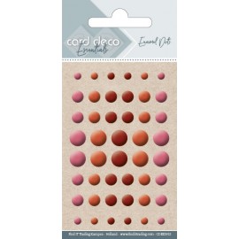 Card Deco Essentials Enamel Dots Glitter Pearl Burgundy