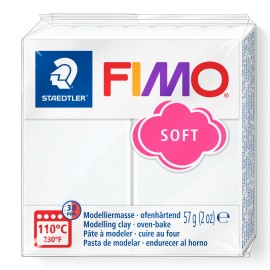 Fimo soft boetseerklei 57 g wit