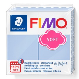 Fimo soft boetseerklei 57 g serenity blue