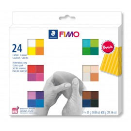 24 Basic Colours Pack - Set Fimo Soft