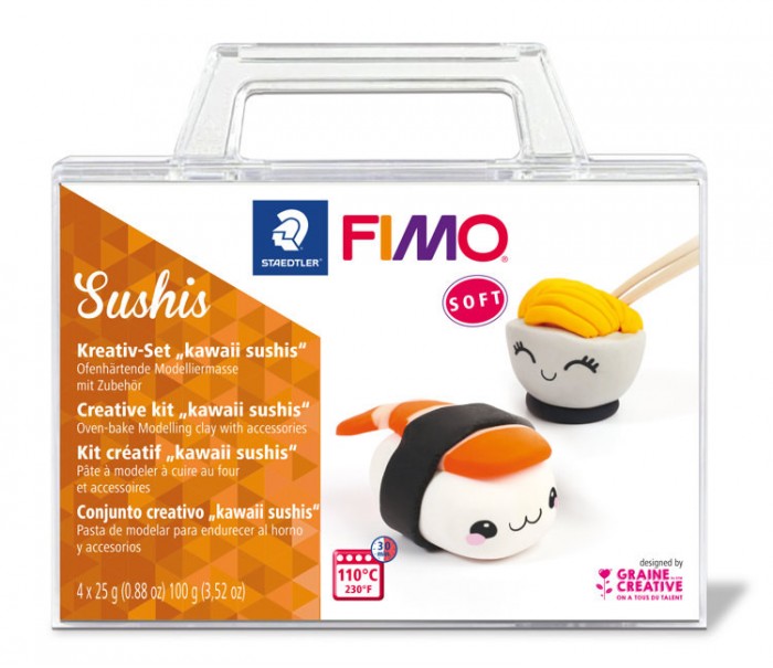 Fimo soft creatieve set Kawaii Sushis