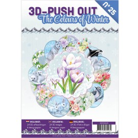  Nr. 25 The Colours of Winter 3D Push Out Book