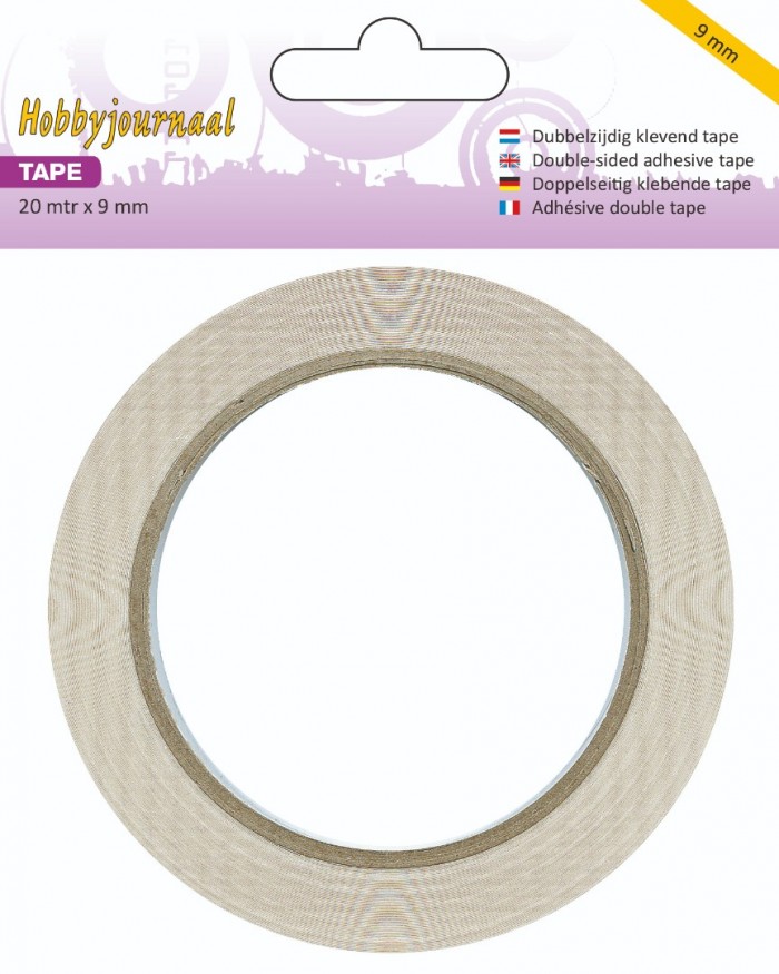 Hobbyjournaal - Double Sided Tape - 9 mm