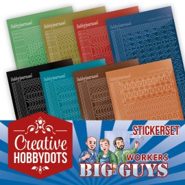 Creative Hobbydots Sticker Set 2 - Big Guys Workers - Yvonne Creations