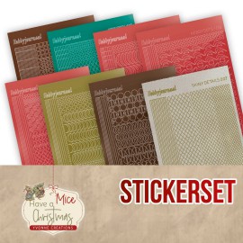 Creative Hobbydots Stickerset 18 - Yvonne Creations - Have a Mice Christmas