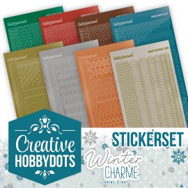 Creative Hobbydots Stickerset 20 - Jeanine's Art - Winter Charme