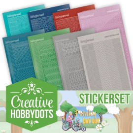 Creative Hobbydots Stickerset 21 - Yvonne Creations - A Funky Day Out