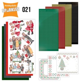Nr. 21 Sparkles Set - Family Christmas van Yvonne Creations